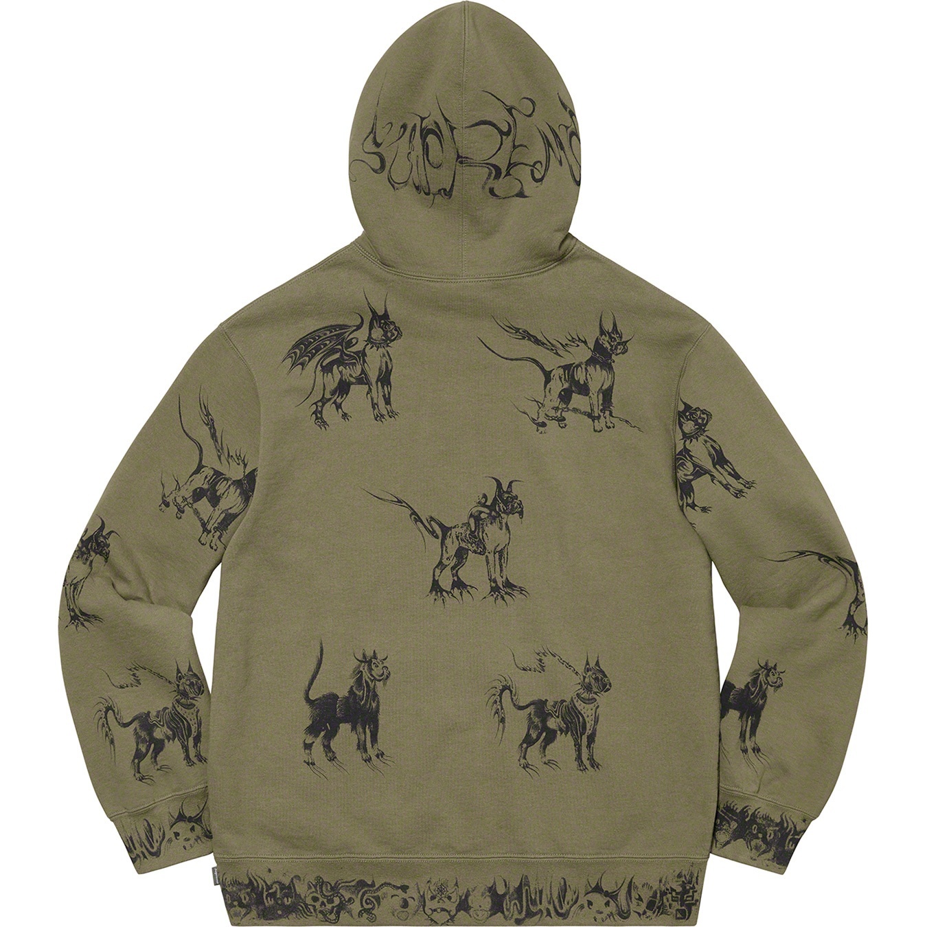 Animals Hooded Sweatshirt view 3
